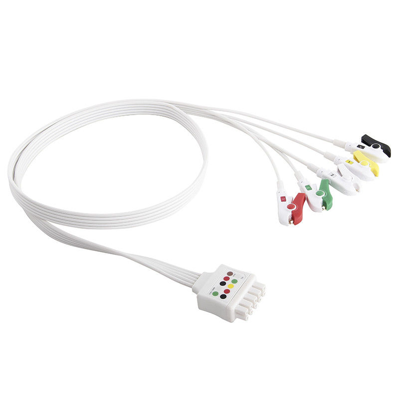 Los Leadwires disponibles del Multi-vínculo ECG de GE fijaron 5 el clip DLP-05BD-40AM-0100 del capturador del alambre de ventaja de la ventaja ECG