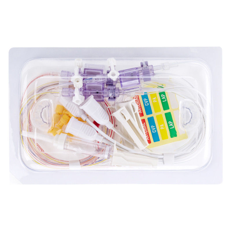 B.D BD Tipo ternario Transductor IBP desechable Transductor de presión arterial invasivo para cable de adaptador IBP