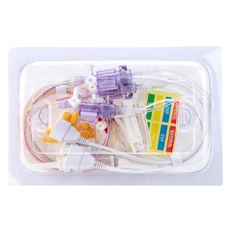 PVB PB Tipo ternario Transductor IBP desechable Transductor de presión arterial para el cable de adaptador IBP