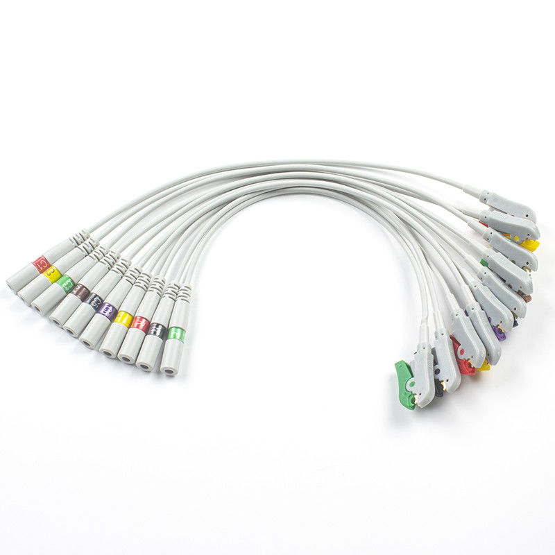Aguja de plátano para clip Adaptador de ECG Adaptadores de cola de cerdo 3.00MM Conector de electrodo de ECG IEC