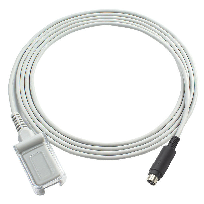 El sensor de Biosys SpO2 telegrafía 6 el cable de extensión de Pin To DB9 SpO2 los 2.4M TPU