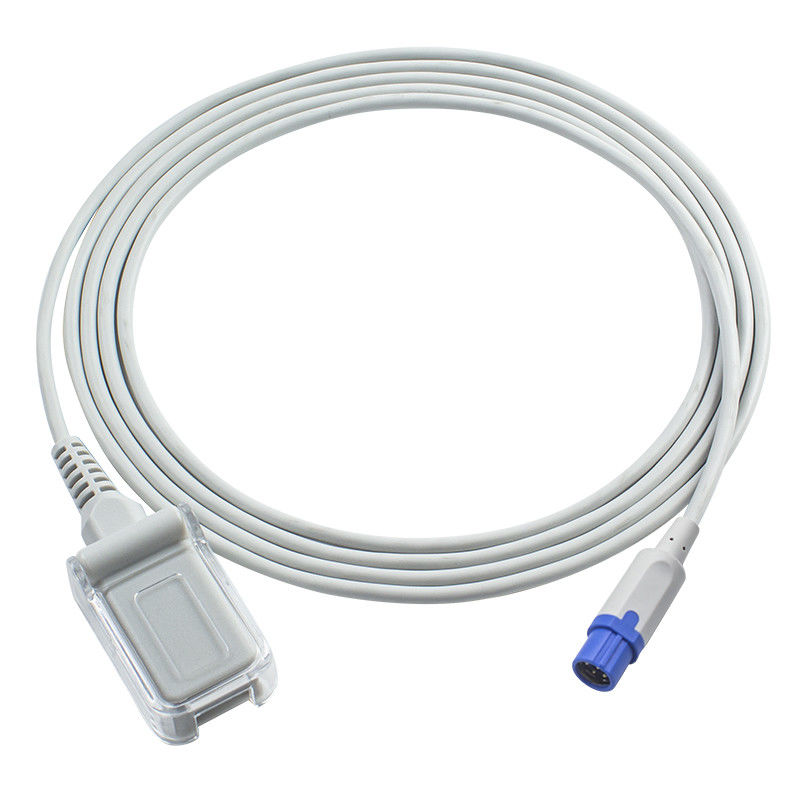 Cable del adaptador de Pin To 9Pin SpO2 del cable 8 del sensor de Shenmei SpO2 para las clínicas/los hospitales