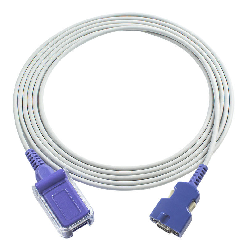 Cable de extensión del cable DOC-10 14 Pin To DB9 SpO2 de N-ellcor Spo2 los 3.0M TPU