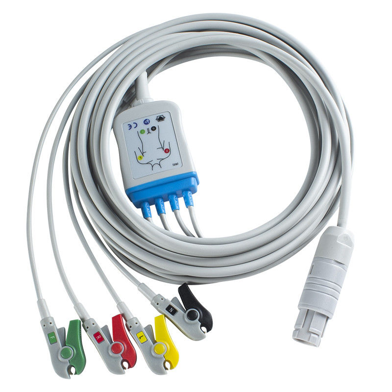 Primedic Defibrillador ECG Cable y cables de conducción 16Pin ECG directamente en la máquina 4canal ECG Cable