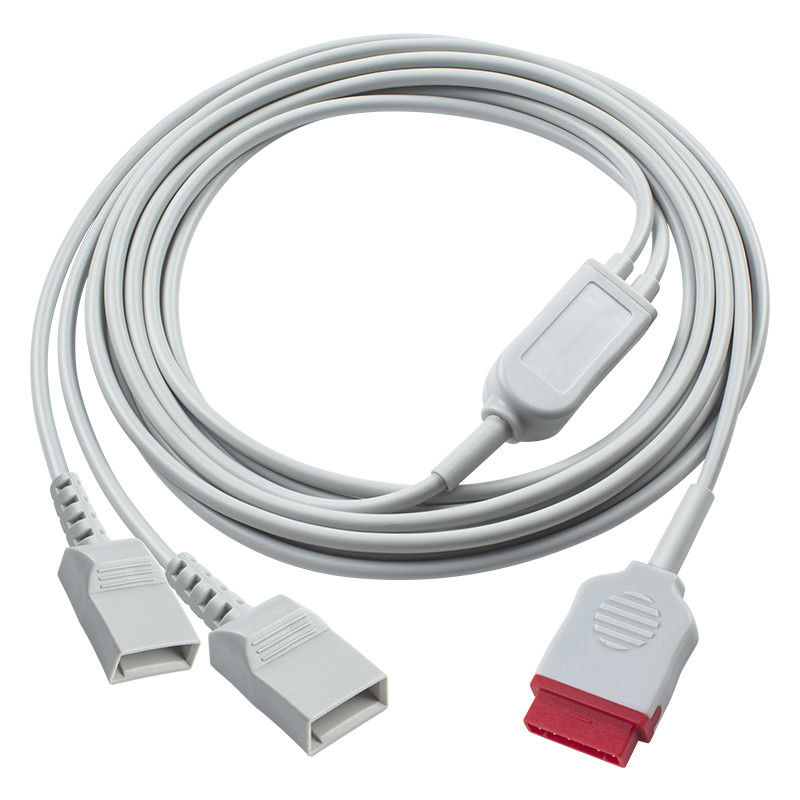 Cable de adaptador de GE IBP 2016997-003 2016997-004 11pin para el conector dual de Utah Cable de extensión del transductor