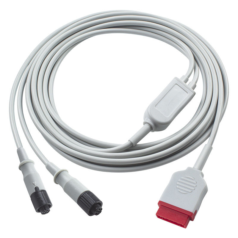 Cable de adaptación de GE IBP de 11 pines a conector lógico Medex doble B650 Tram 500 Cable de extensión del transductor