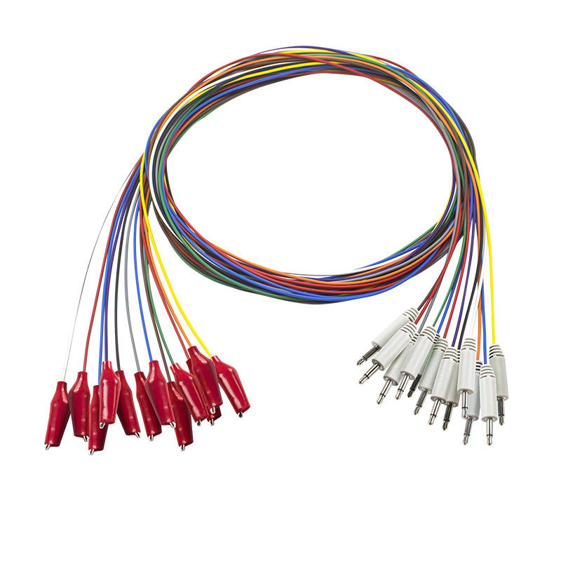 Capturador del enchufe del casquillo 3,5 de los electrodos de EEG mono con el electrodo externo suave de los Leadwires de Shell Plated Gold EEG el ccsme
