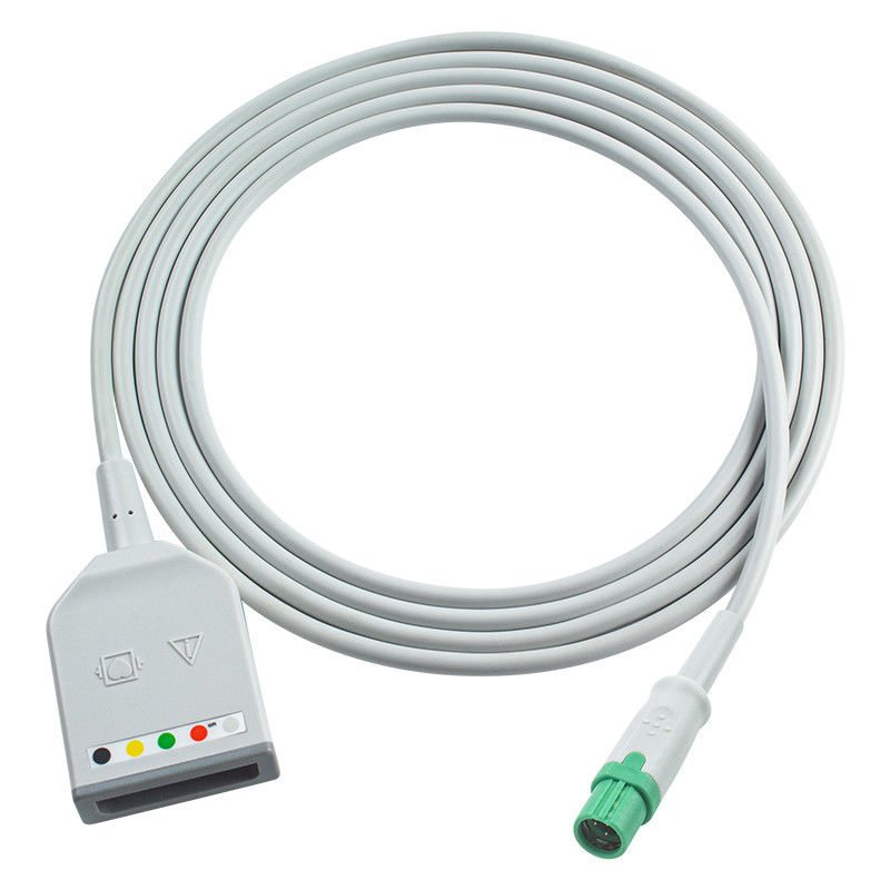S-iemens Drager 7pin Adaptador de tronco de ECG Cable Draeger ECG Cable Infinity Delta XL 5592162 Cables de extensión de ECG