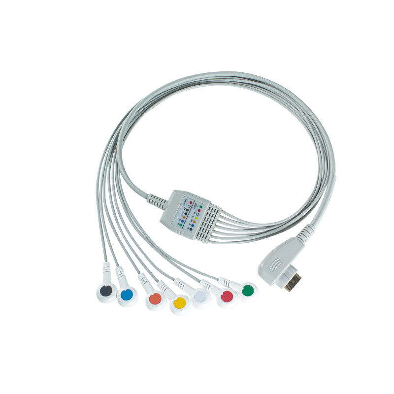 Cable de ECG para DMS 300-3A, ECG 7 Holter de plomo Cable de DMS ECG DMS Holter