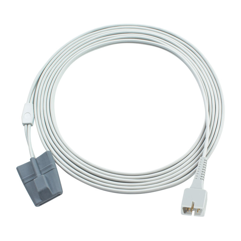 Digital Oxmax Tech 9Pin Pediátrico de punta blanda sensor de SpO2 corto 1M compatible con Biolight Serie A Q S