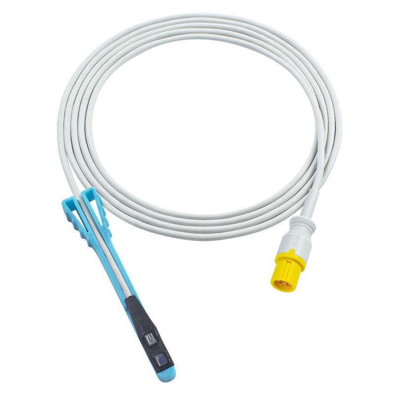 Sensor SpO2 6Pin compatible con animales 3.0M para CMS5100 CMS800 CMS9000C CMS9100