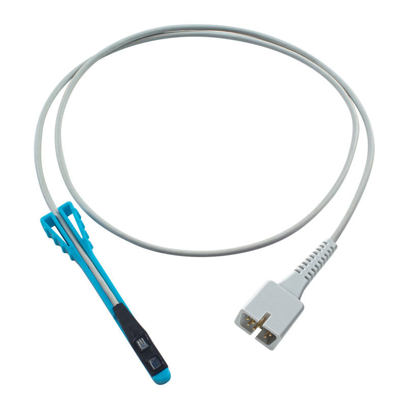 Sensor de SpO2 corto de 7 pin compatible con N-ellcor Animal Rectal No Oximax 1M