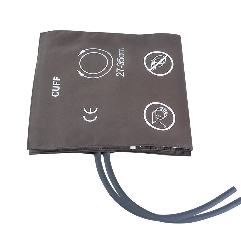 Envase para adultos con manguera NIBP de doble tubo de 27-35 cm de manguera TPU Bolsa marrón Tipo de embalaje