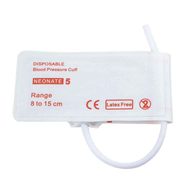 Tamaño de tubo único 5 8-15 cm manguera NIBP desechable para recién nacidos con longitud de manguera de 20 cm