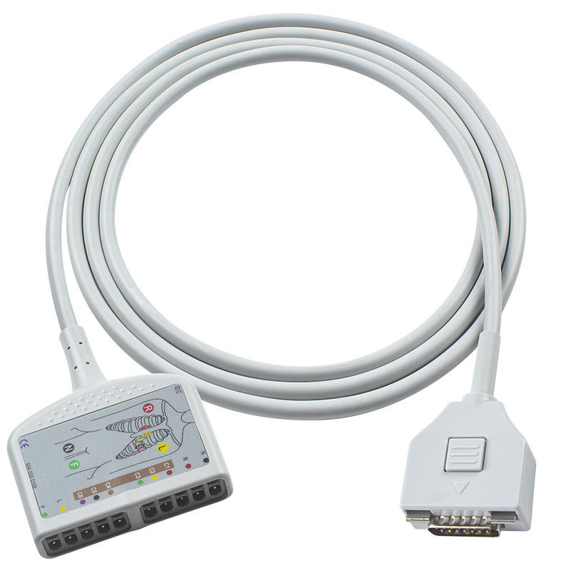 Cable de tronco ECG compatible con Fukuda ME para Fukuda Cardisuny, KP-500, KP-500D