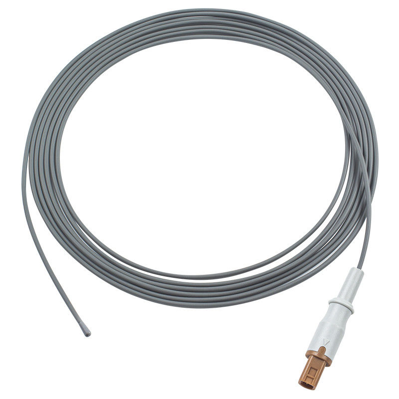 Probe de temperatura reutilizable compatible con Mindray 040-000056-00 en color gris