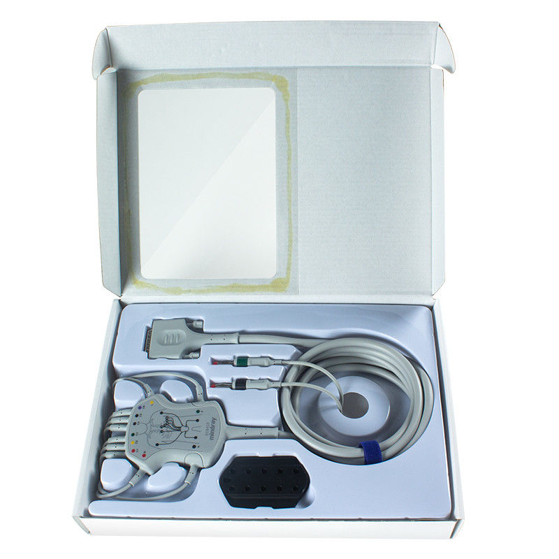 Cable de electrocardiograma de Mindray ECG original 12Lead 040-001644-00 BeneHeart R12, BeneHeart R3