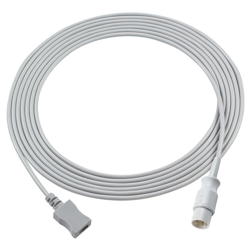 3.0M Adaptador de temperatura del escudo de aire de PVC Cable para conector de doble pin Proximal con conector rectangular