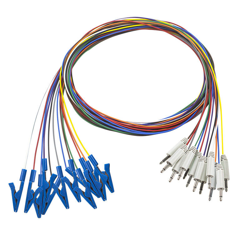 3,5 los mono electrodos del casquillo del capturador EEG del enchufe platearon el electrodo de los Leadwires del oro EEG EL ccsme EMG