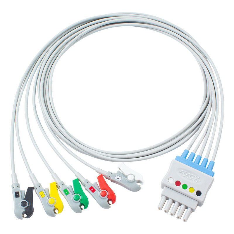 La ventaja de Philips M1625A 989803104521 ECG ata con alambre el IEC del cable de 6 ventajas acorta P.M. 20 IntelliVue MX800