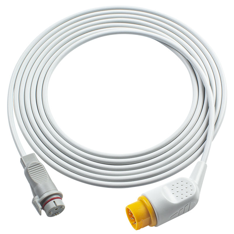 Drager S-iemens 10Pin IBP Adaptador de cable 3.5m para los monitores de pacientes