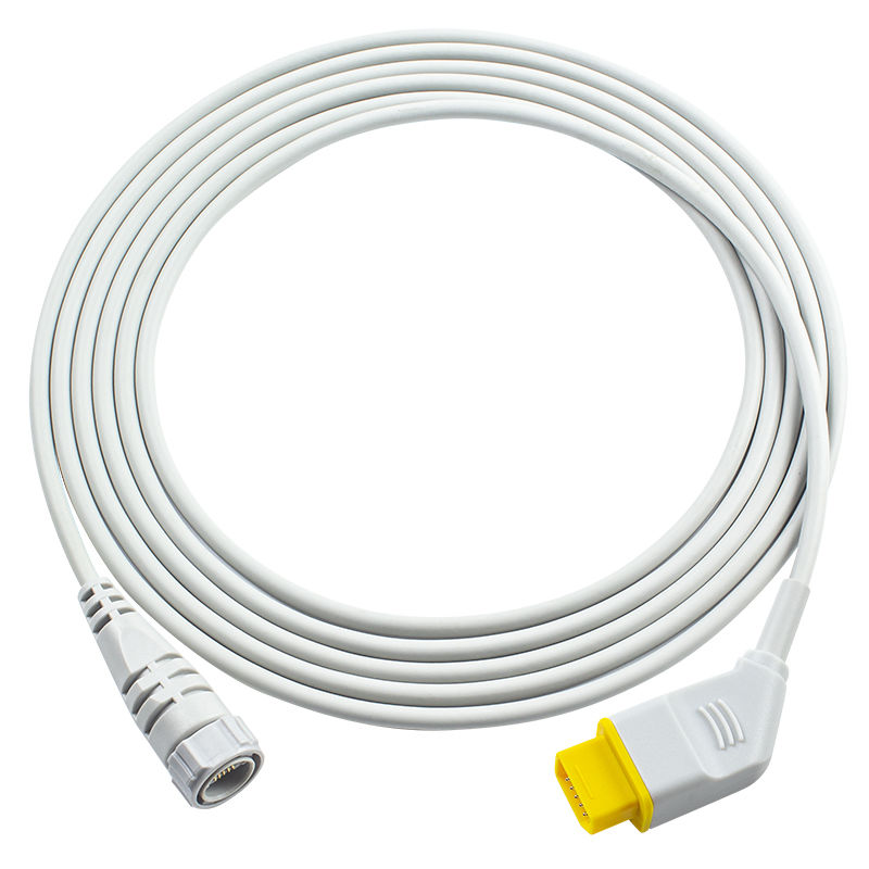 Cable adaptador IBP compatible con NihonKohden, conector AG