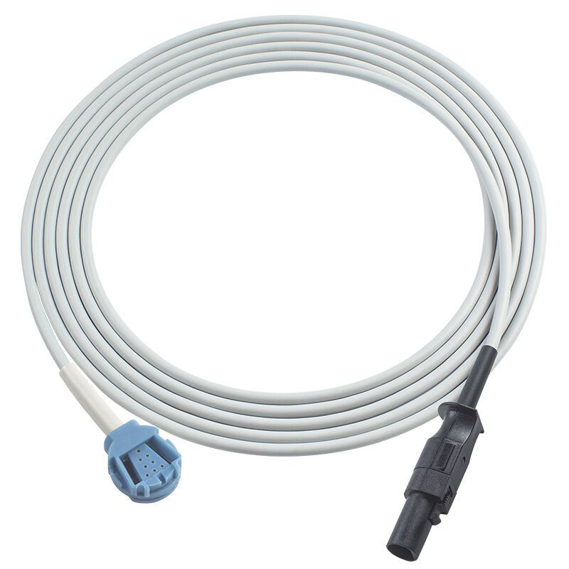 Cable sensor de SpO2 GE Datex Ohmeda OXY-OL1 de 7 pines a adaptador SpO2 Datex OxiTip, cable de extensión AS/3 CS/3 Capnomac Ultima Cardiocap