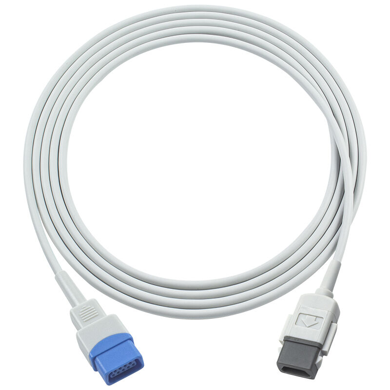 Cable de sensor GE Datex Ohmeda TS-M3 SpO2, conector Datex TruSat de 9 pines a adaptador DB9 SpO2, Cable de extensión TruSat TD