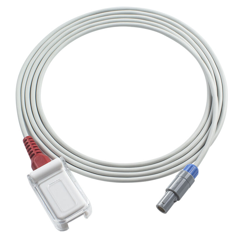 Zondan SpO2 Sensor Cable más o menos rojo Adaptador tecnológico Cable 8pin 2.4M