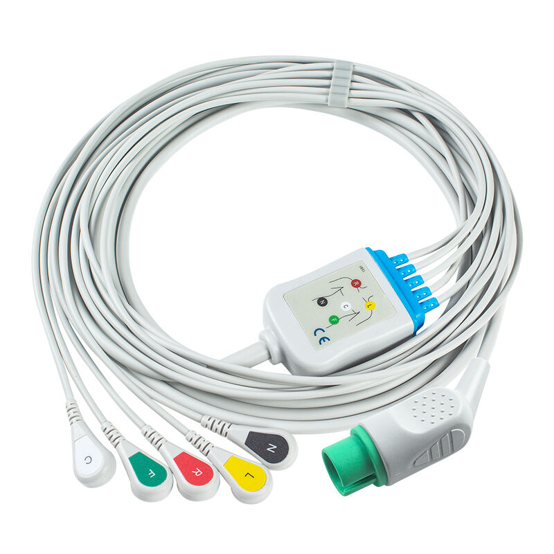 Cable y conductores de ECG Petas KMA900 de 17 pines