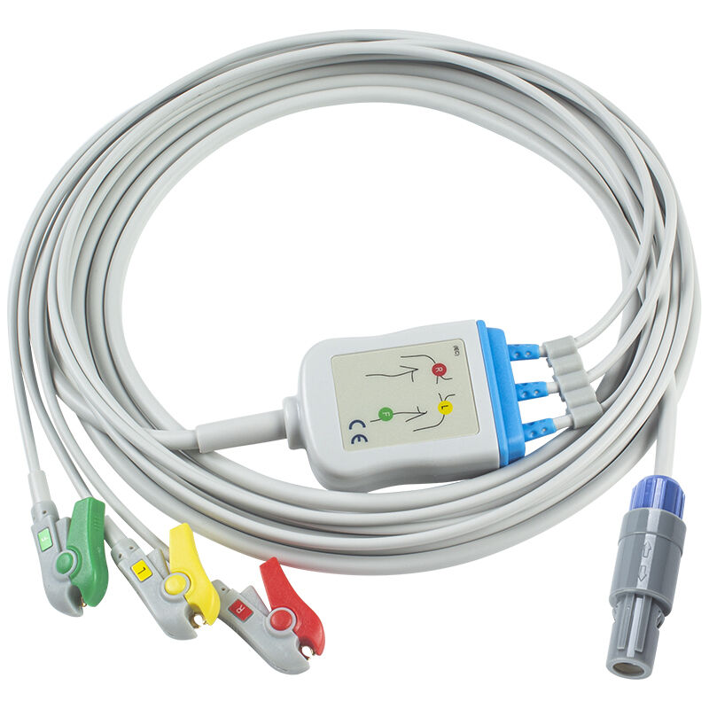 Cable y cables conductores de ECG de una pieza Samsung 7pin 3Lead