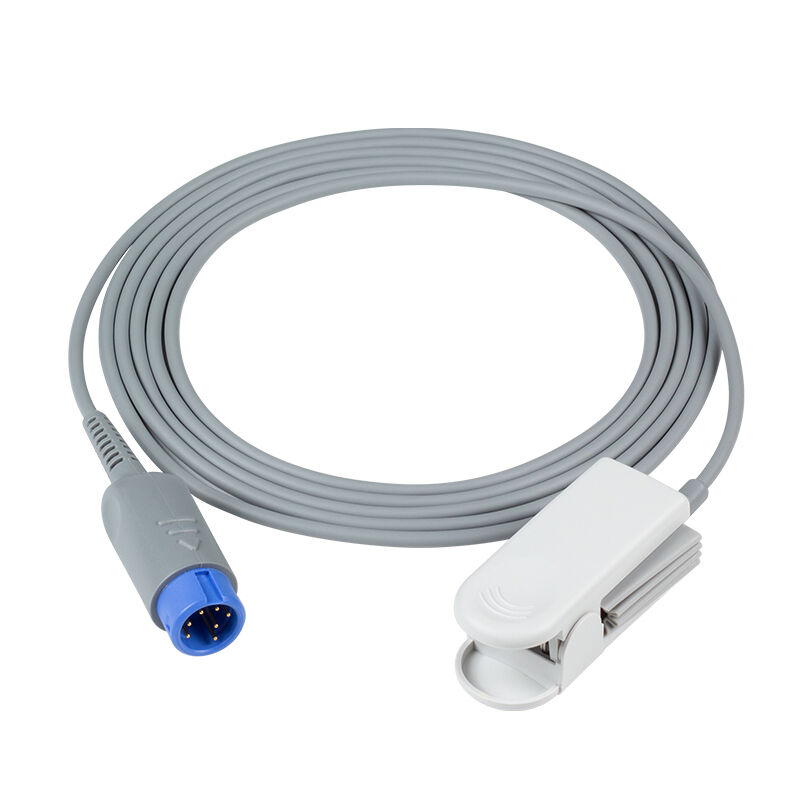 Edan 7Pin V5 V8 IM20 IM3 IM3X IM10X IM12 Un clip directo del dedo adulto SpO2 sensor 02.57.225029