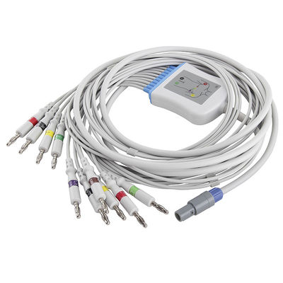 Conector del IEC 4.0Banana del cable y de los Leadwires del ECG de Welch Allyn SE-PRO-600 M2461A