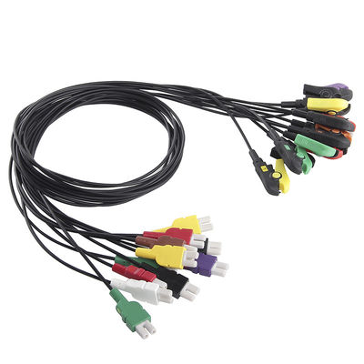 Cable y Leadwires de la radiografía ECG Radiotranslucent de la ventaja de GE Marquette 10