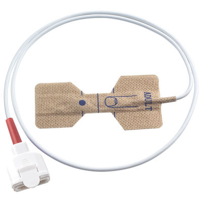 Sensor de SpO2 desechable de la serie roja de 11 pines de tejido no tejido DB9