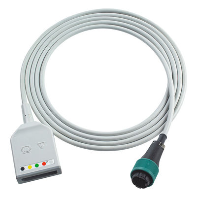 Saadat Heyer Sierra Neptune ECG Adaptador del tronco Cable de ECG de 8 pines Cable de ECG de Euro Estilo Cables de extensión de ECG