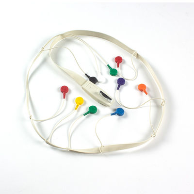 Compatible con Mortara X12 + Holter ECG Cable Mortara ECG Holter Mortara Cable 10 Snap de plomo