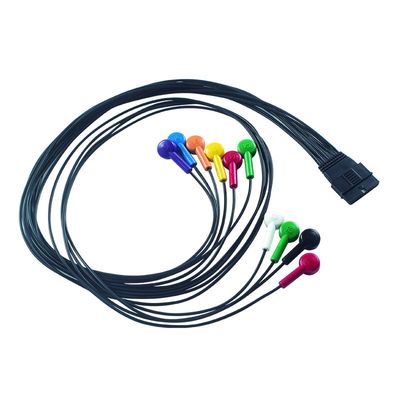 Cable para pacientes con ECG compatible con Schiller MS-12 azul para FT-1 2.400331