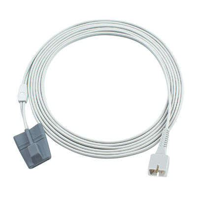 Digital Oximax Tech 9Pin Pediátrico de punta blanda sensor de SpO2 corto 1M compatible con Biolight Serie A Q S