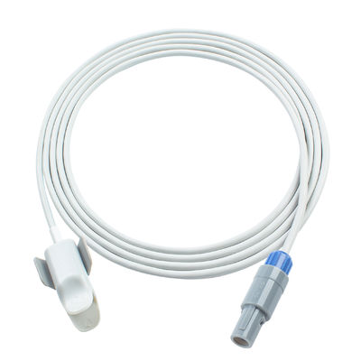 Compatible con Zondan ZD120B ZD120D 6Pin SpO2 Sensor 3.0M Pegatina pediátrica para el dedo para el Apolo N1 Apolo N2 Apolo N3