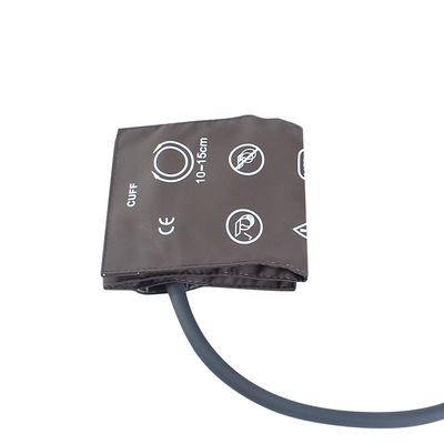 Cuchillo NIBP para bebés reutilizable Tubo único 10-15 cm Cuchillo TPU Marrón M1571A 989803104141