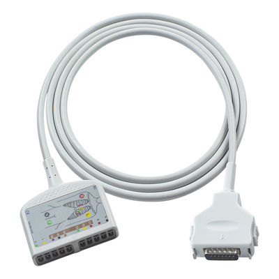 Cable de ECG de Fukuda Denshi 10Lead compatible para el CardiMax FX-7202, el CardiMax FX-7402, el CardiMax FX-7101