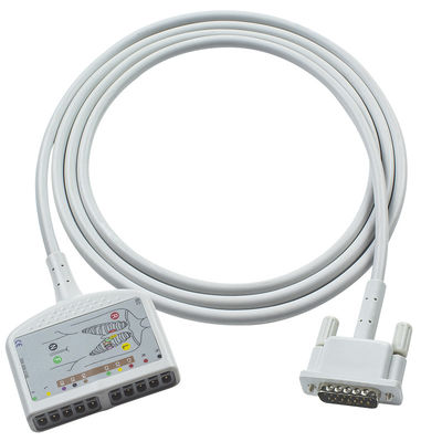 OD6mm 2.2M P-hilips ECG Cable de tronco Cable para M1770A M1771A M1772A Páginógrafo 100 Páginógrafo 200