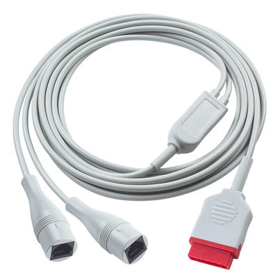 3.5M longitud del monitor del paciente 11pin a 2x Abbott IBP Cable para GE Dash Carescape B650