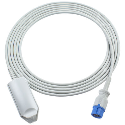 Compatible ViewMed 9Pin SpO2 Probe Adulto ViewMed Monitor de saturación clip del dedo 3.0M