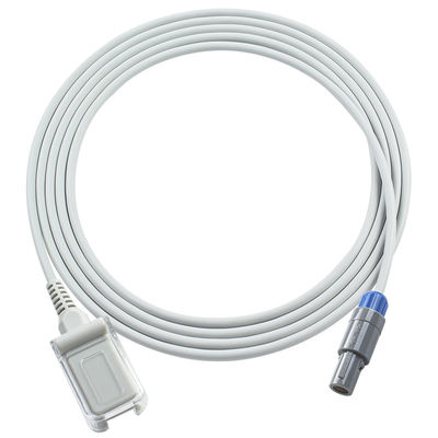 Cable de extensión Lepu 8Pin de muesca única compatible con DB9Pin SpO2 2.4M