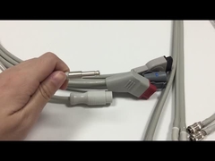 Conector del IEC 4.0Banana del cable y de los Leadwires del ECG de Welch Allyn SE-PRO-600 M2461A